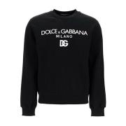 Dolce & Gabbana Stilig Sweatshirt för Män Black, Herr