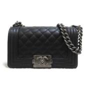 Chanel Vintage Pre-owned Tyg chanel-vskor Black, Dam