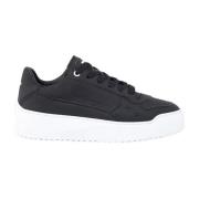 Filling Pieces Svarta läder Avenue Sneakers Black, Dam