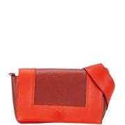 Celine Vintage Pre-owned Laeder axelremsvskor Red, Dam