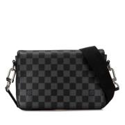 Louis Vuitton Vintage Pre-owned Canvas axelremsvskor Black, Herr