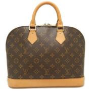 Louis Vuitton Vintage Pre-owned Canvas handvskor Brown, Dam