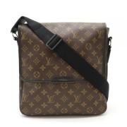 Louis Vuitton Vintage Pre-owned Canvas axelremsvskor Brown, Herr