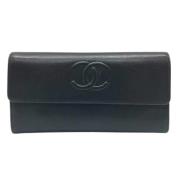 Chanel Vintage Pre-owned Laeder plnbcker Black, Dam