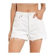 Agolde Vintage Parker Vita Denim Shorts White, Dam