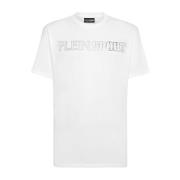 Plein Sport Vit Tiger Grafisk T-shirt White, Herr