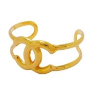 Chanel Vintage Pre-owned Metall armband Yellow, Dam