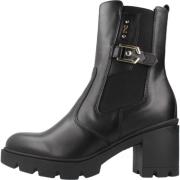 Nerogiardini Klassiska Chelsea Boots med Blockklack Black, Dam