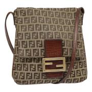 Fendi Vintage Pre-owned Canvas fendi-vskor Beige, Dam