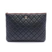 Chanel Vintage Pre-owned Laeder kuvertvskor Black, Dam