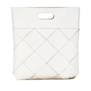 Bottega Veneta Vintage Pre-owned Laeder handvskor White, Dam