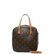 Louis Vuitton Vintage Pre-owned Canvas handvskor Brown, Dam