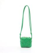 Bottega Veneta Vintage Pre-owned Laeder axelremsvskor Green, Dam