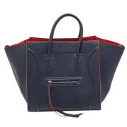 Celine Vintage Pre-owned Laeder totevskor Blue, Dam