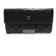 Chanel Vintage Pre-owned Laeder plnbcker Black, Dam