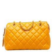 Chanel Vintage Pre-owned Laeder chanel-vskor Orange, Dam