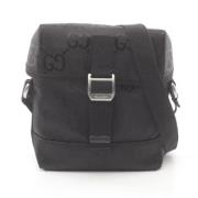 Gucci Vintage Pre-owned Canvas crossbodyvskor Black, Herr