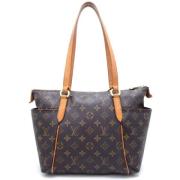 Louis Vuitton Vintage Pre-owned Canvas axelremsvskor Brown, Dam