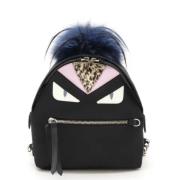 Fendi Vintage Pre-owned Canvas axelremsvskor Black, Dam