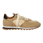 Elia Maurizi Sand Mocka Runner med Svarta Detaljer Brown, Dam