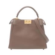 Fendi Vintage Pre-owned Laeder fendi-vskor Brown, Dam