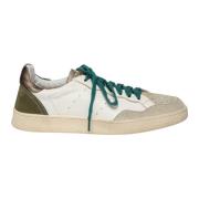 Elia Maurizi Handgjord Mocka Sneaker med Metalliska Detaljer Multicolo...