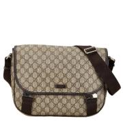 Gucci Vintage Pre-owned Canvas crossbodyvskor Beige, Dam