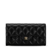 Chanel Vintage Pre-owned Laeder plnbcker Black, Dam