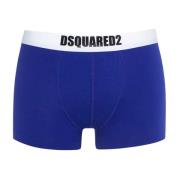 Dsquared2 Blå Logo Boxers Blue, Herr