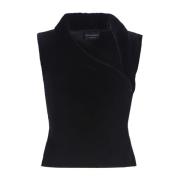 Emporio Armani Snygg Top för Trendig Look Black, Dam