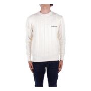 Guess Vit Logo Front Sweater White, Herr