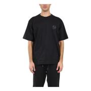 Hugo Boss Bomull T-shirt med broderad logotyp Black, Herr