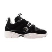 Isabel Marant Svarta Kindsay sneakers med logotyp Black, Dam