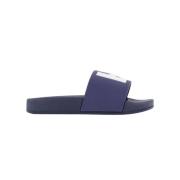 Kenzo Marin Logo Slides Blue, Herr