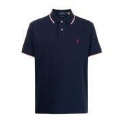 Polo Ralph Lauren Blå Casual Polo Tröja för Män Blue, Herr