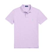 Ralph Lauren Lila polo Custom Slim Fit Pink, Herr