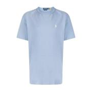 Ralph Lauren Cotton T-Shirt Classic Fit Blue, Herr