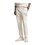 Ralph Lauren Vita sweatpants med tryck White, Herr