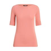 Ralph Lauren Rosa blus med båtringning Pink, Dam