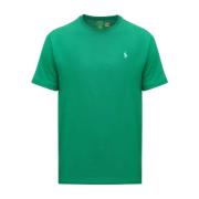 Ralph Lauren Grön t-shirt Classic Fit med broderad logotyp Green, Herr