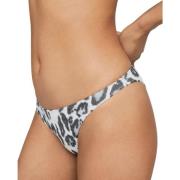 Stella McCartney Vit Leopardtryck Bikini Botten Gray, Dam