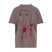 Vivienne Westwood Beth Print Oversized T-Shirt Brown, Dam