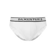 Balmain Vita Bomullsslips med Logga 2-Pack White, Herr