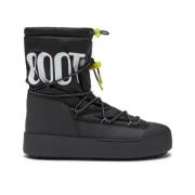 Moon Boot Svart Hybrid Vandring Sneakers Black, Herr