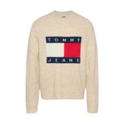 Tommy Jeans Stilig Skjorta Beige, Herr