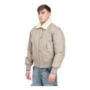 Calvin Klein Jeans Beige Aviator Bomberjacka Beige, Herr