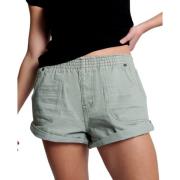 One Teaspoon Khaki Boyfriend Shorts Vintage Stil Green, Dam