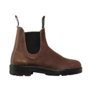 Blundstone Snygga Mocka Ankelboots Brown, Herr