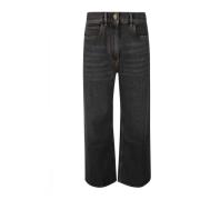 Etro Stiliga Denim Jeans Black, Dam