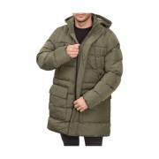 Geox Down Parka Jacka Green, Herr